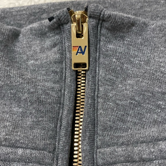 ❤️ Aviator Nation Rainbow Zip Sweater Pullover Size Medium - Picture 6 of 10